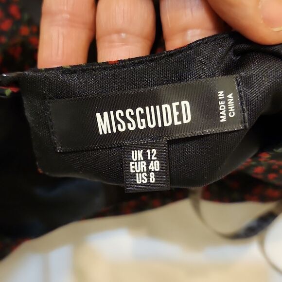 Missguided rose sheer dress size 8 - Picture 9 of 10